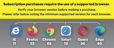 Browser Support to NY's Subscription
